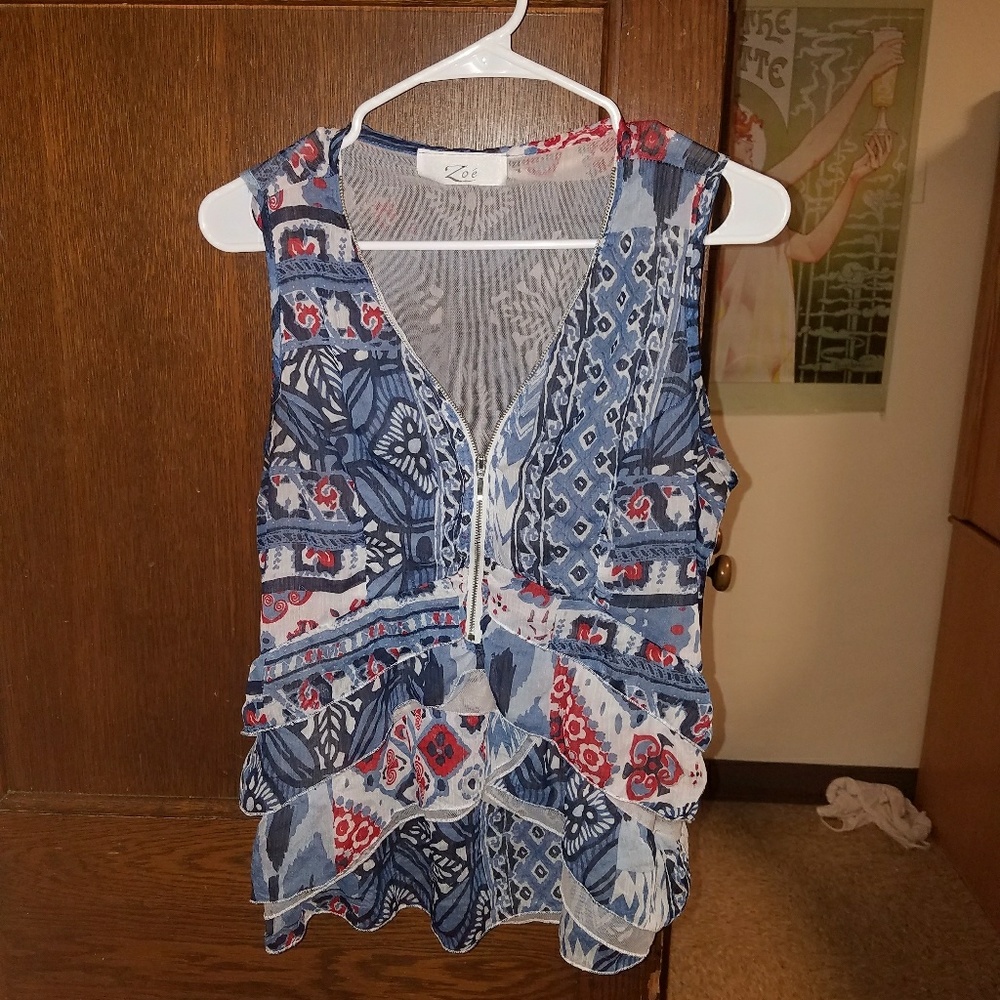 Zoé Sleeveless Blouse